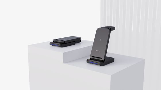 Buen precio Cargador de teléfono móvil ABS Metal S90 plegable con luz para productos de Apple y Samsung 9V-2A 5V-3A en línea
