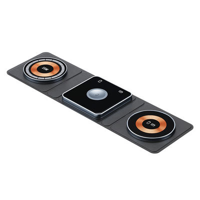 Buen precio 2025 X8 Cargador inalámbrico Apple y Samsung Cargador plegable de 15W/10W para relojes inteligentes en línea