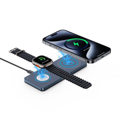 Cargador inalámbrico plegable X8 de 15W/10W para teléfonos móviles Apple y Samsung