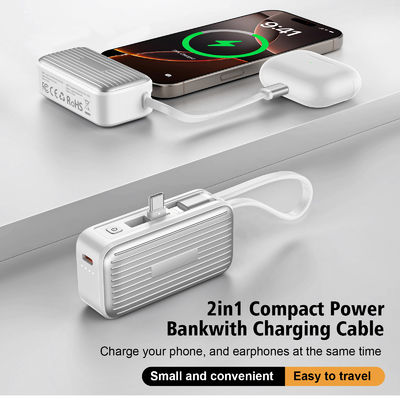 Buen precio 2025 Timess Nuevo eficiente 4800mah Banco de energía para teléfonos móviles Mini Banco de energía con doble interfaz tipo-C Banco de carga en línea