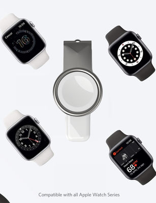 2025 Nuevo cargador inalámbrico de zinc T304-A soporte de carga de productos Apple y Samsung cargador de reloj de doble interfaz