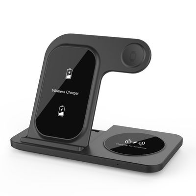 Buen precio 2025 Cargador eficiente de última hora Cargador inalámbrico 15W / 10W Soporte para teléfonos Apple y Samsung Soporte para teléfonos móviles en línea