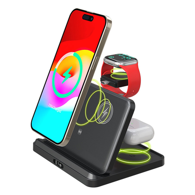 Buen precio A21 Samsung Vesion 3 In 1 Foldable Wireless Charger 15w /10w Charger  en línea
