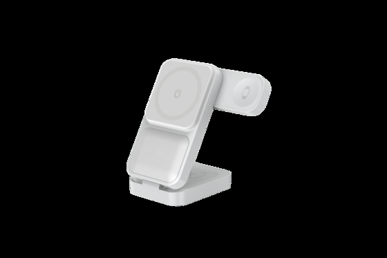 Buen precio S1 Plegable magnético 3 en 1 cargador inalámbrico 15W / 10W soporte de soporte de carga productos de Apple y Samsung en línea