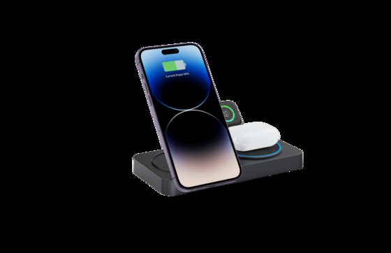 Buen precio Y388 Cargador Inalámbrico Rápido de Zinc Eficiente Timess 15W/10W Compatible con Productos Apple y Samsung en línea