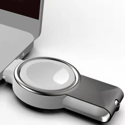 Buen precio T304-A Cargador de reloj 2 en 1 con doble enchufe ABS 3W para cargar Apple Watch en línea