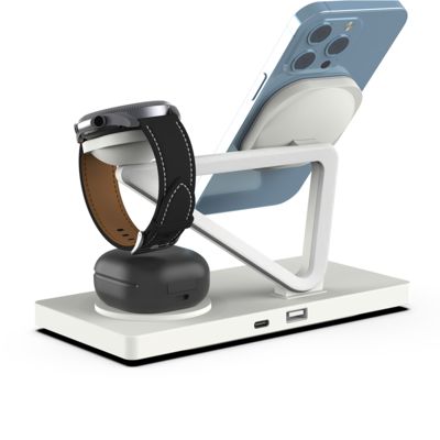 Buen precio Cargador inalámbrico magnético QI T216 para iPhone y Samsung en línea