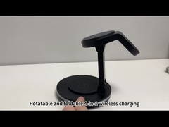 Magsafe 15W cargador inalámbrico todo en uno cargador inalámbrico rápido con lámpara