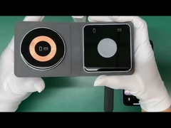 Estación de carga inalámbrica plegable de doble bobina de carga rápida 3 en 1