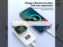 2025 Último cargador inalámbrico para Apple Watches ABS + PC 2W Mini Power Bank soporte Harging Iwatch